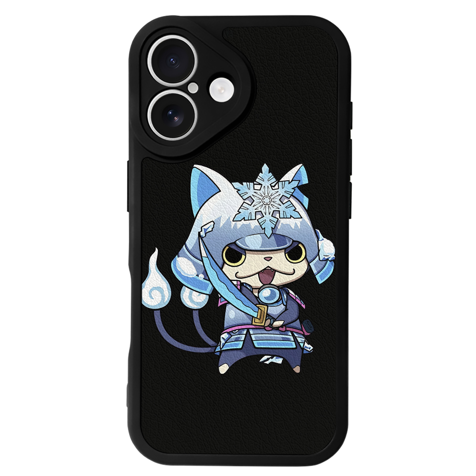 （画像用） 妖怪ウォッチ Yo-kai Watch 【iPhone 16シリーズ対応】シリコンスマホケース（レザー調） 材質：シリコン